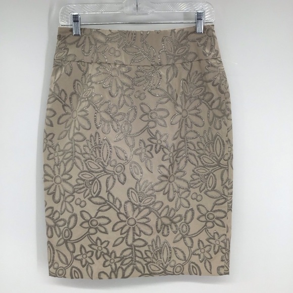 PINK Tartan 2 Piece Suit Floral Metallic Jacket & Skirt Career Wedding Size 4/6 - Picture 5 of 12